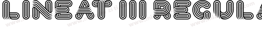 Lineat III Regular字体转换